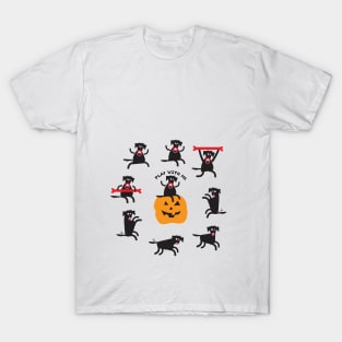 Black Labrador Dog Halloween T-Shirt